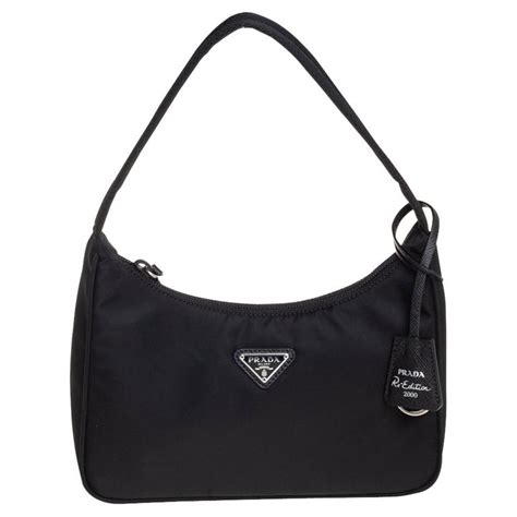 prada tessuto nylon bag|Prada nylon baguette bag.